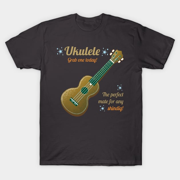 Ukulele T-Shirt by Cfloresdesign